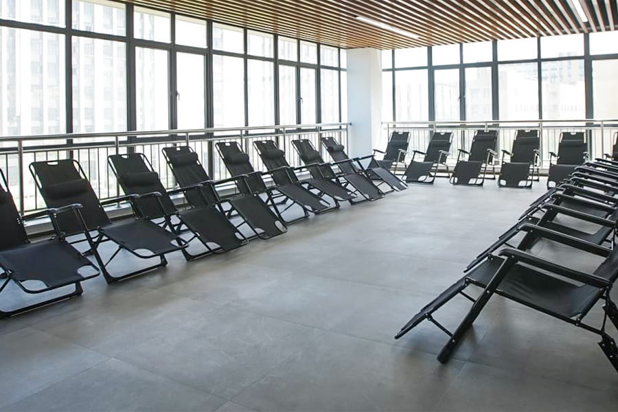 Sala de descanso para funcionários